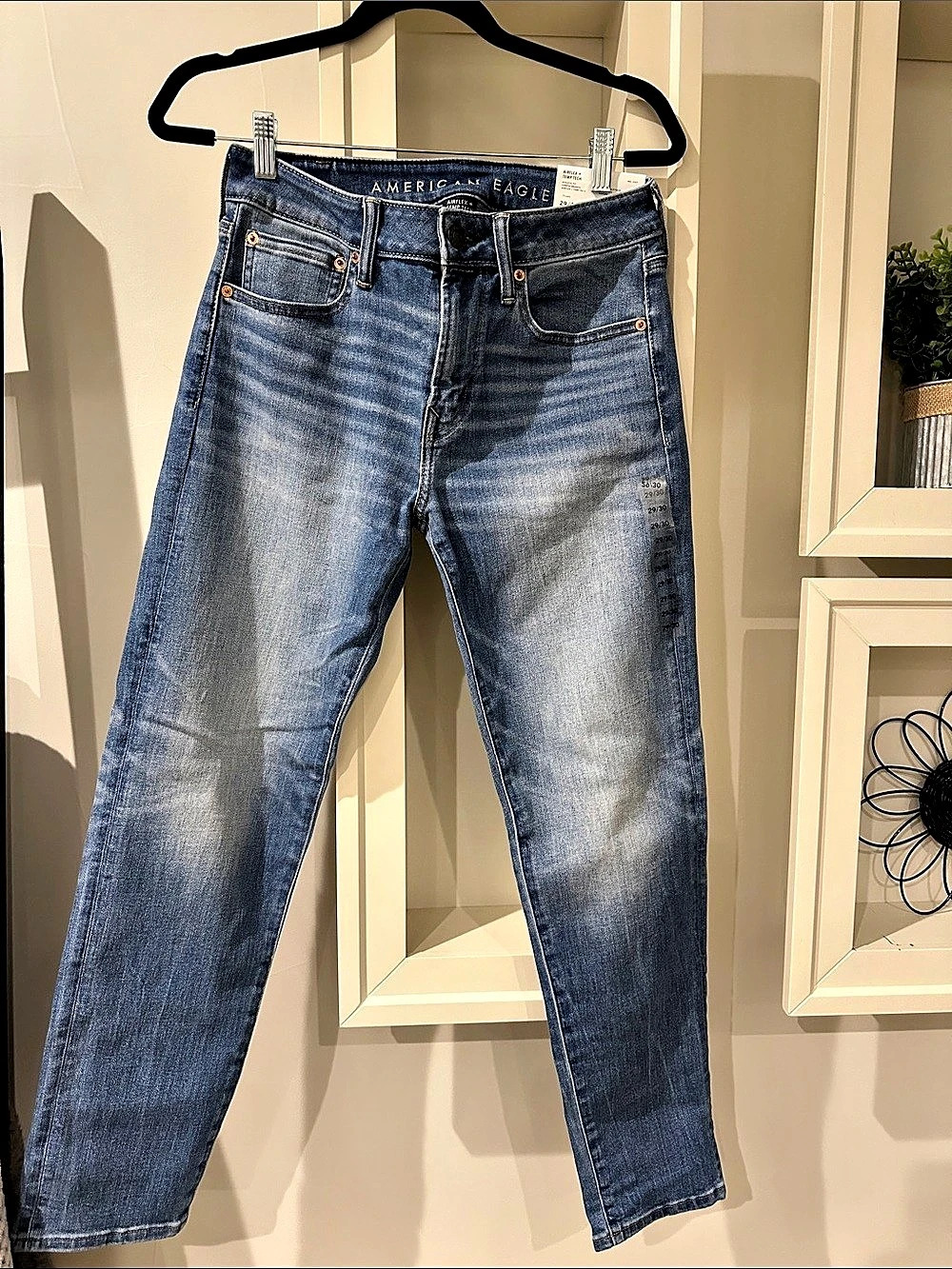 American Eagle AirFlex+ Temp Tech Slim Jeans Blue Waist 29/30 Brand New